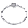 High Quality 17-21cm Silver Snake Chain Link Bracelet Fit European Charm Brand Bracelet for Women DIY Jewelry Making