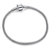 High Quality 17-21cm Silver Snake Chain Link Bracelet Fit European Charm Brand Bracelet for Women DIY Jewelry Making